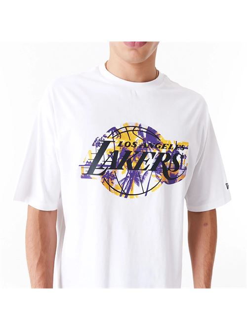 NewEra t-shirt Lakers OS NewEra | 60502657LOSLAK OS FLOWER LOGO